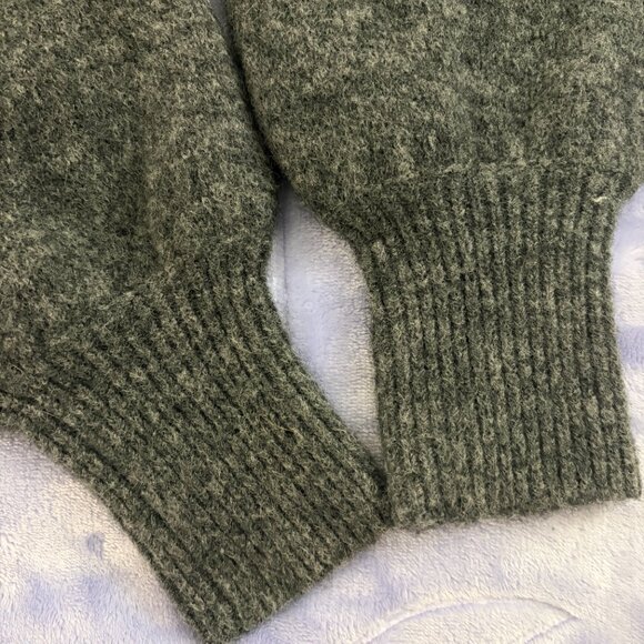 NWT Aritzia Wilfred SoftSpoke Dear Sweater in Heather Charcoal Grey - Picture 5 of 14